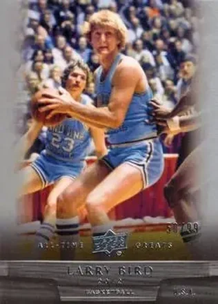 2012 Upper Deck All-Time Greats #40 - Larry Bird - Indiana State Sycamores
