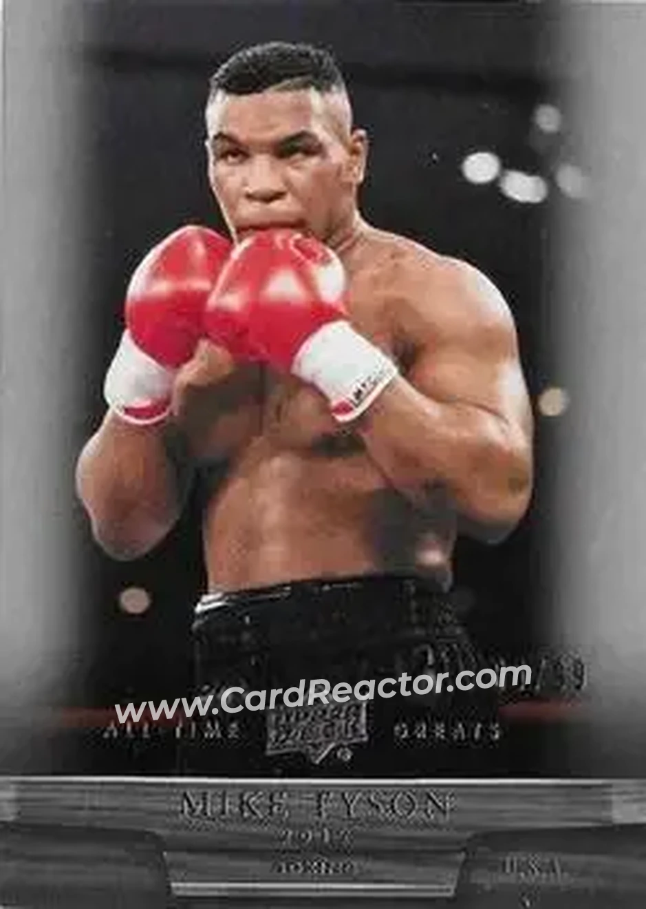 2012 Upper Deck All-Time Greats #93 - Mike Tyson - Front 2012 Upper Deck All-Time Greats #93 - Mike Tyson - Front