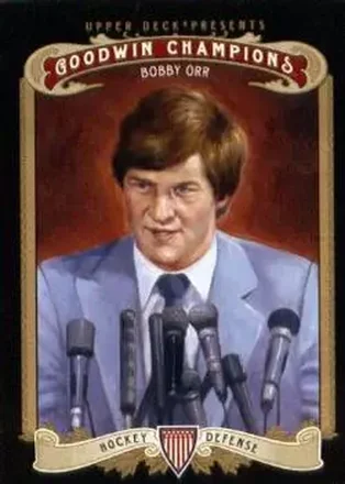 2012 Upper Deck Goodwin Champions #1 - Bobby Orr
