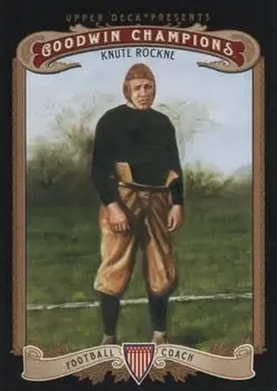 2012 Upper Deck Goodwin Champions #13 - Knute Rockne
