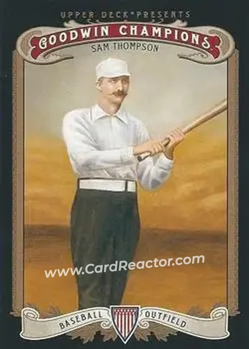 2012 Upper Deck Goodwin Champions #25 - Sam Thompson - Front