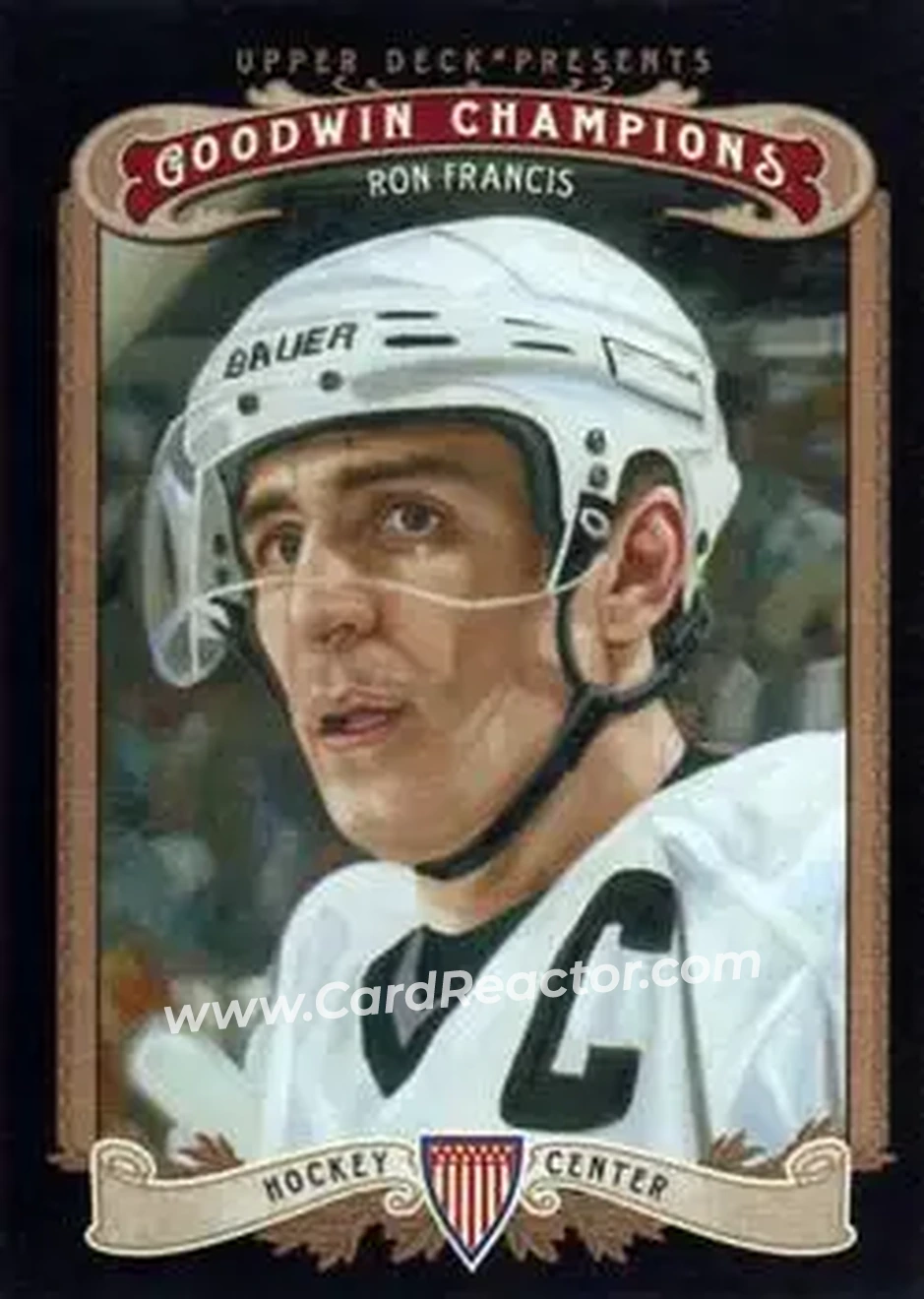 2012 Upper Deck Goodwin Champions #28 - Ron Francis - Front 2012 Upper Deck Goodwin Champions #28 - Ron Francis - Front