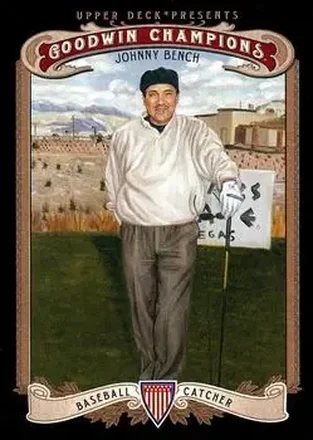 2012 Upper Deck Goodwin Champions #29 - Johnny Bench