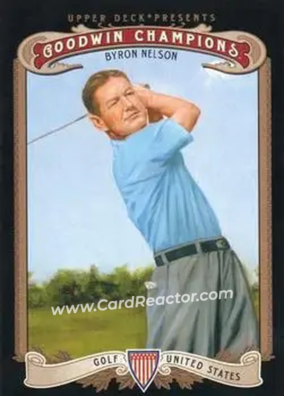 2012 Upper Deck Goodwin Champions #31 - Byron Nelson - Front