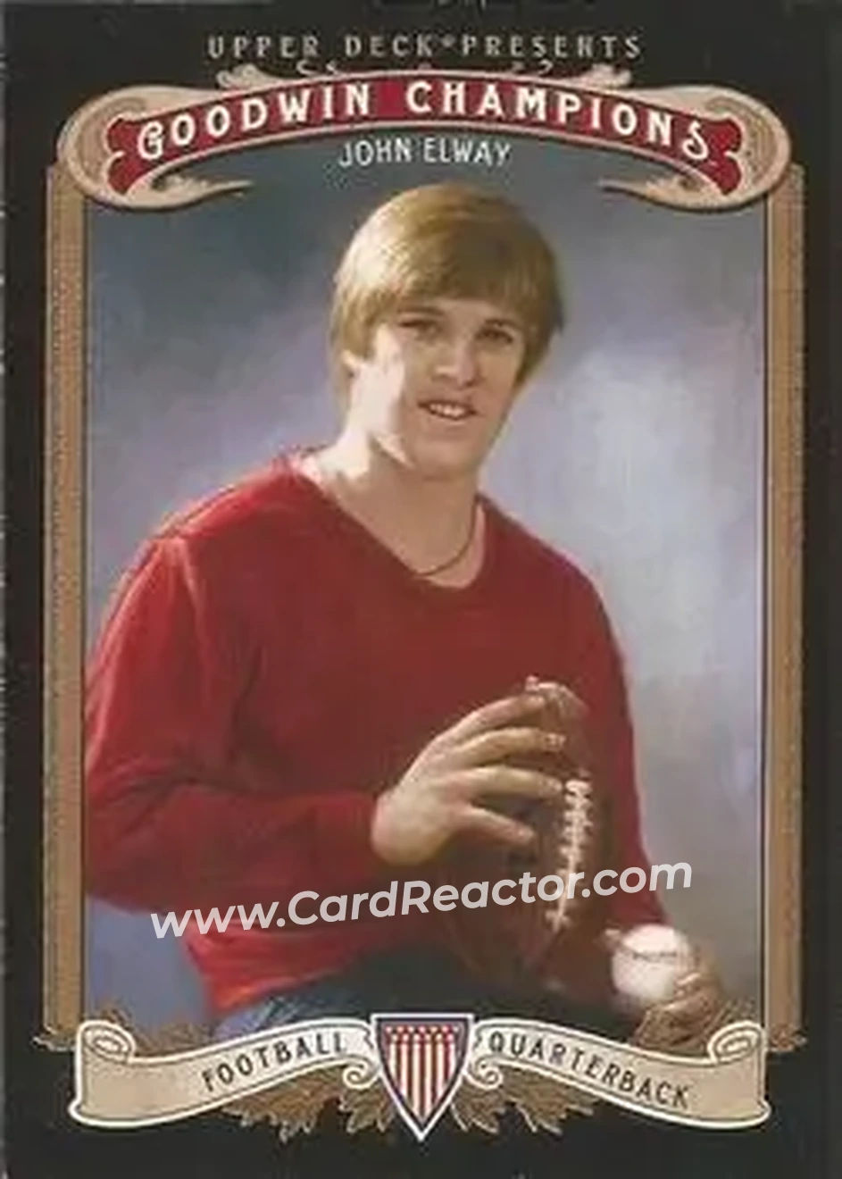 2012 Upper Deck Goodwin Champions #35 - John Elway - Front