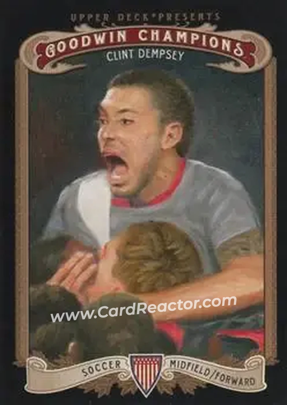 2012 Upper Deck Goodwin Champions #42 - Clint Dempsey - Front