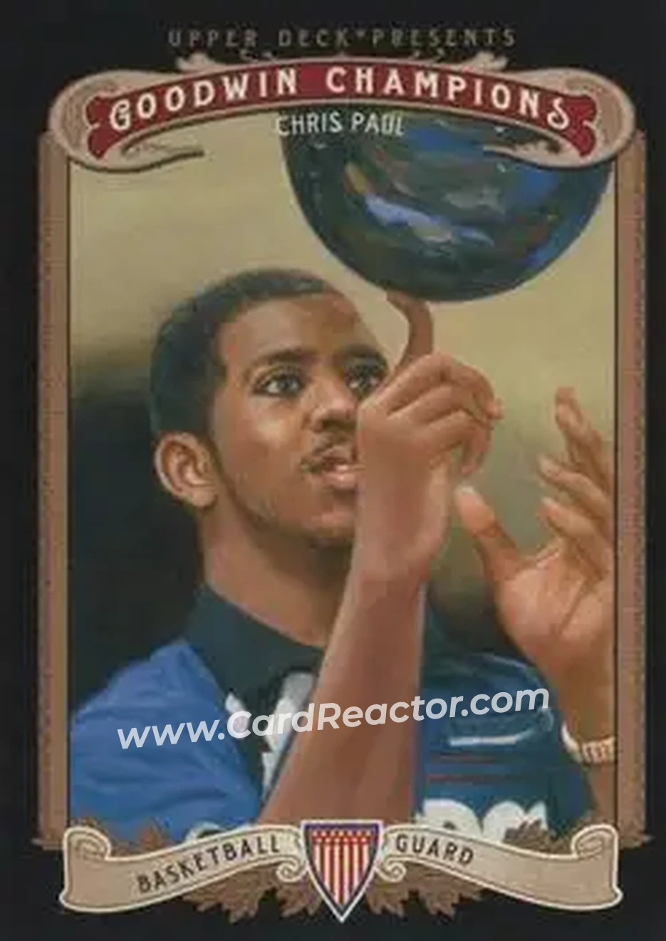 2012 Upper Deck Goodwin Champions #44 - Chris Paul - Front 2012 Upper Deck Goodwin Champions #44 - Chris Paul - Front