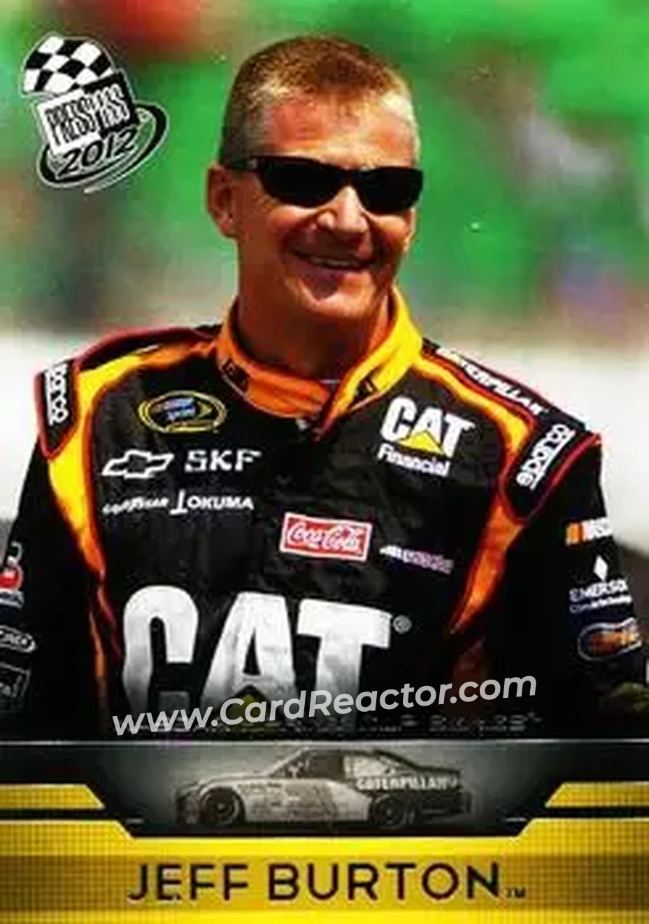 2012 Press Pass #5 - Jeff Burton - Richard Childress Racing - Front