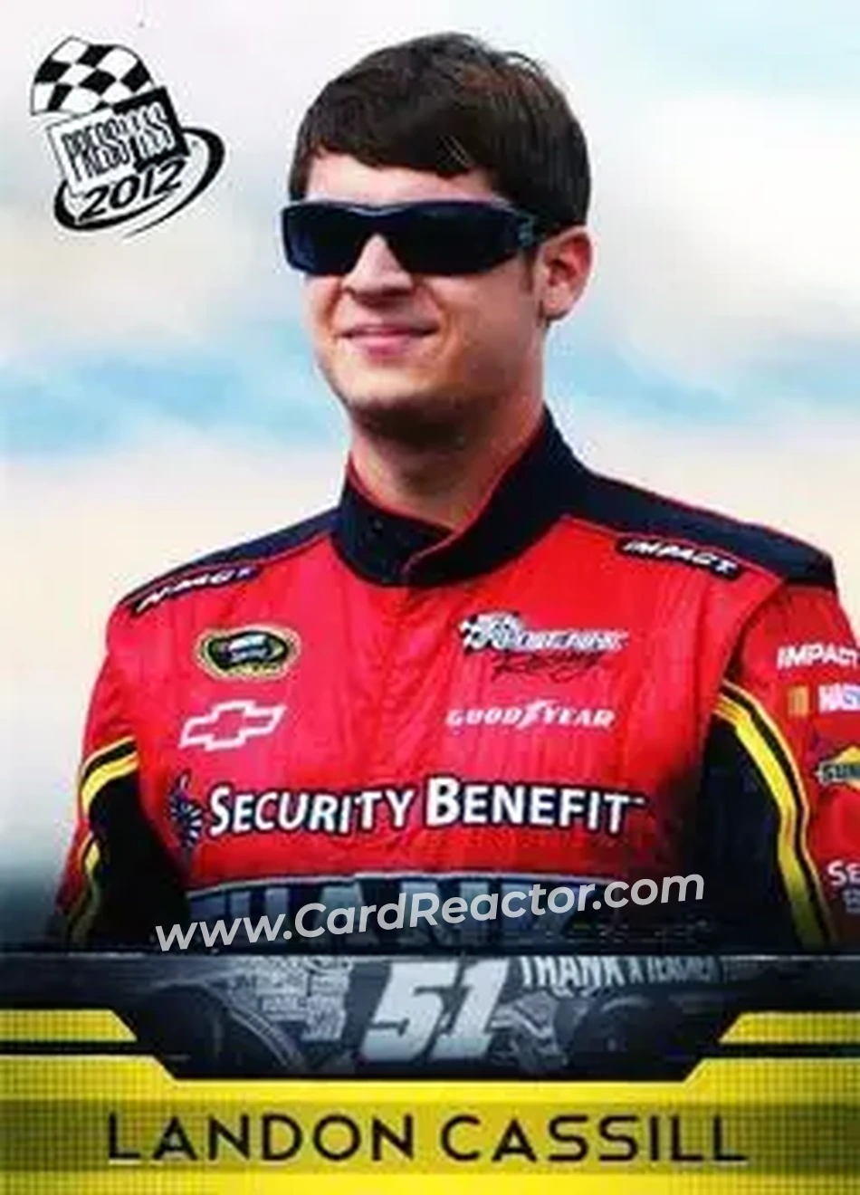 2012 Press Pass #8 - Landon Cassill - Phoenix Racing - Front