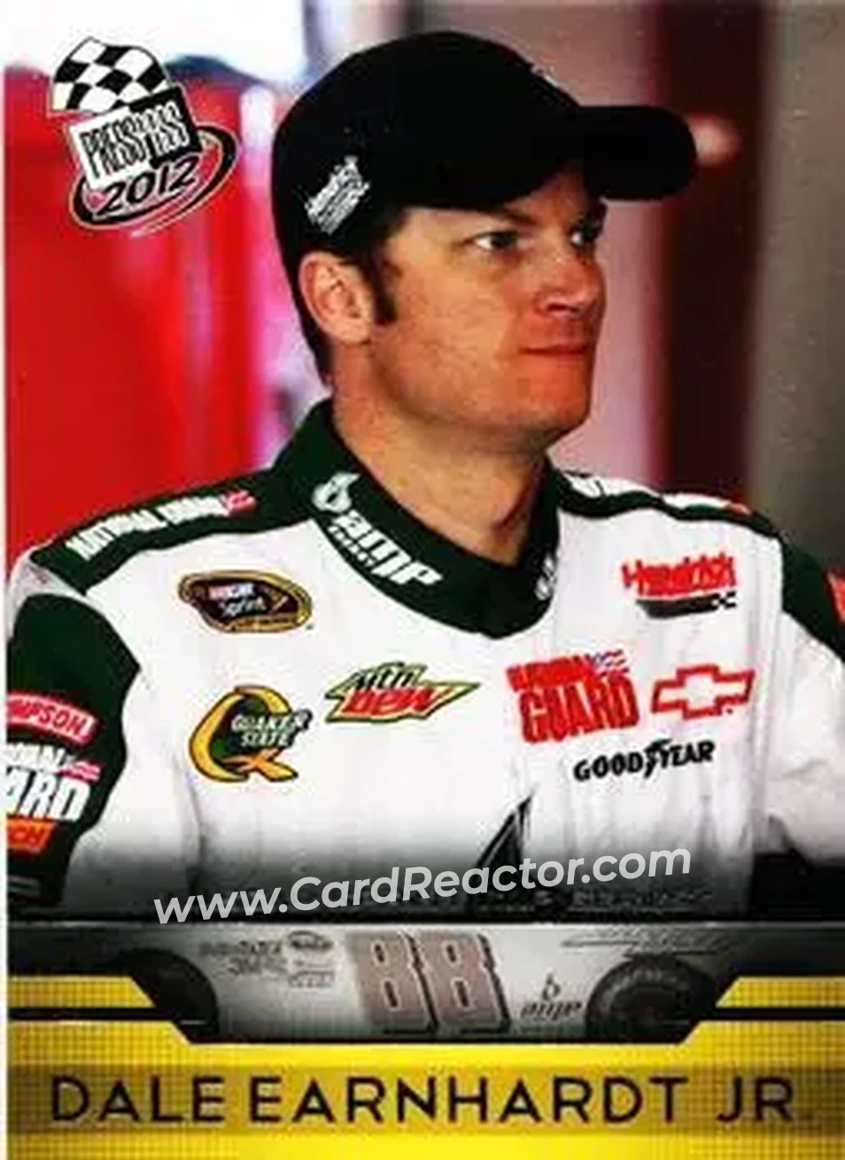 2012 Press Pass #10 - Dale Earnhardt Jr - Hendrick Motorsports - Front