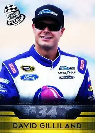 2012 Press Pass #12 - David Gilliland - Front Row Motorsports