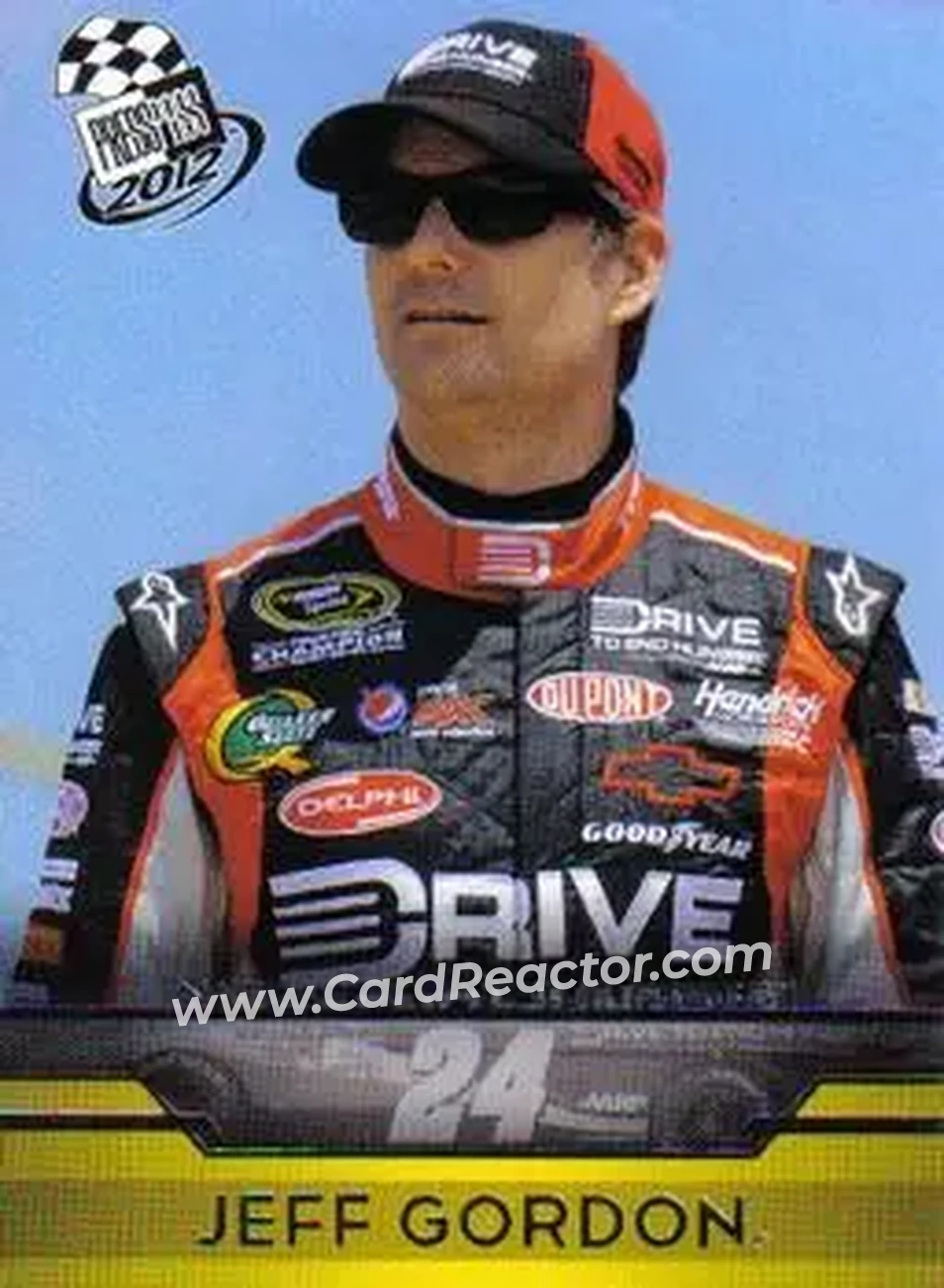 2012 Press Pass #13 - Jeff Gordon - Hendrick Motorsports - Front