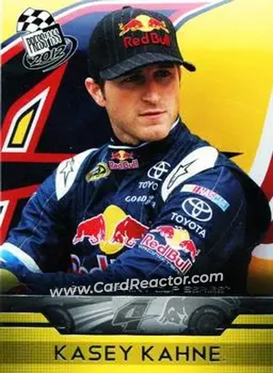 2012 Press Pass #18 - Kasey Kahne - Red Bull Racing Team - Front