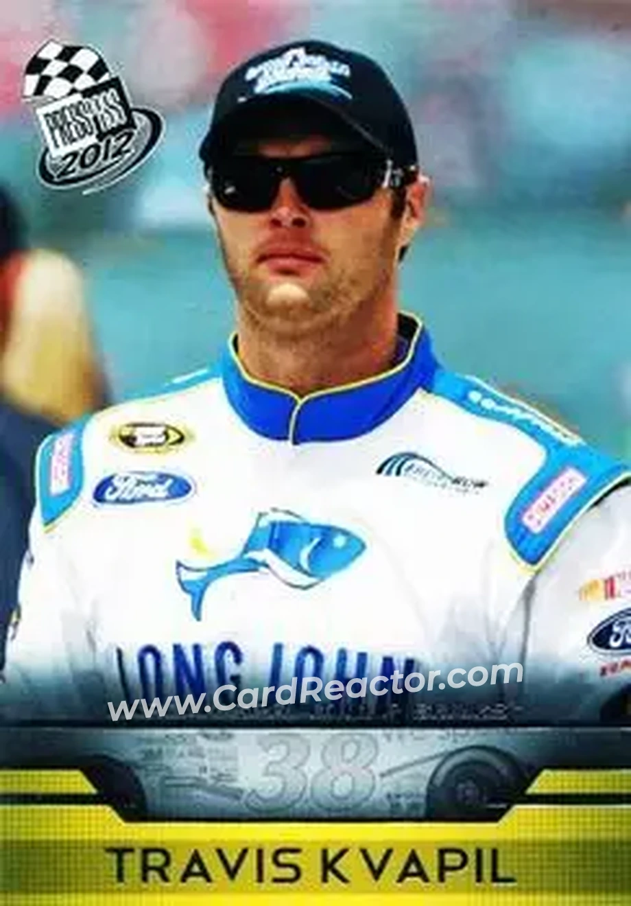 2012 Press Pass #21 - Travis Kvapil - Front Row Motorsports - Front