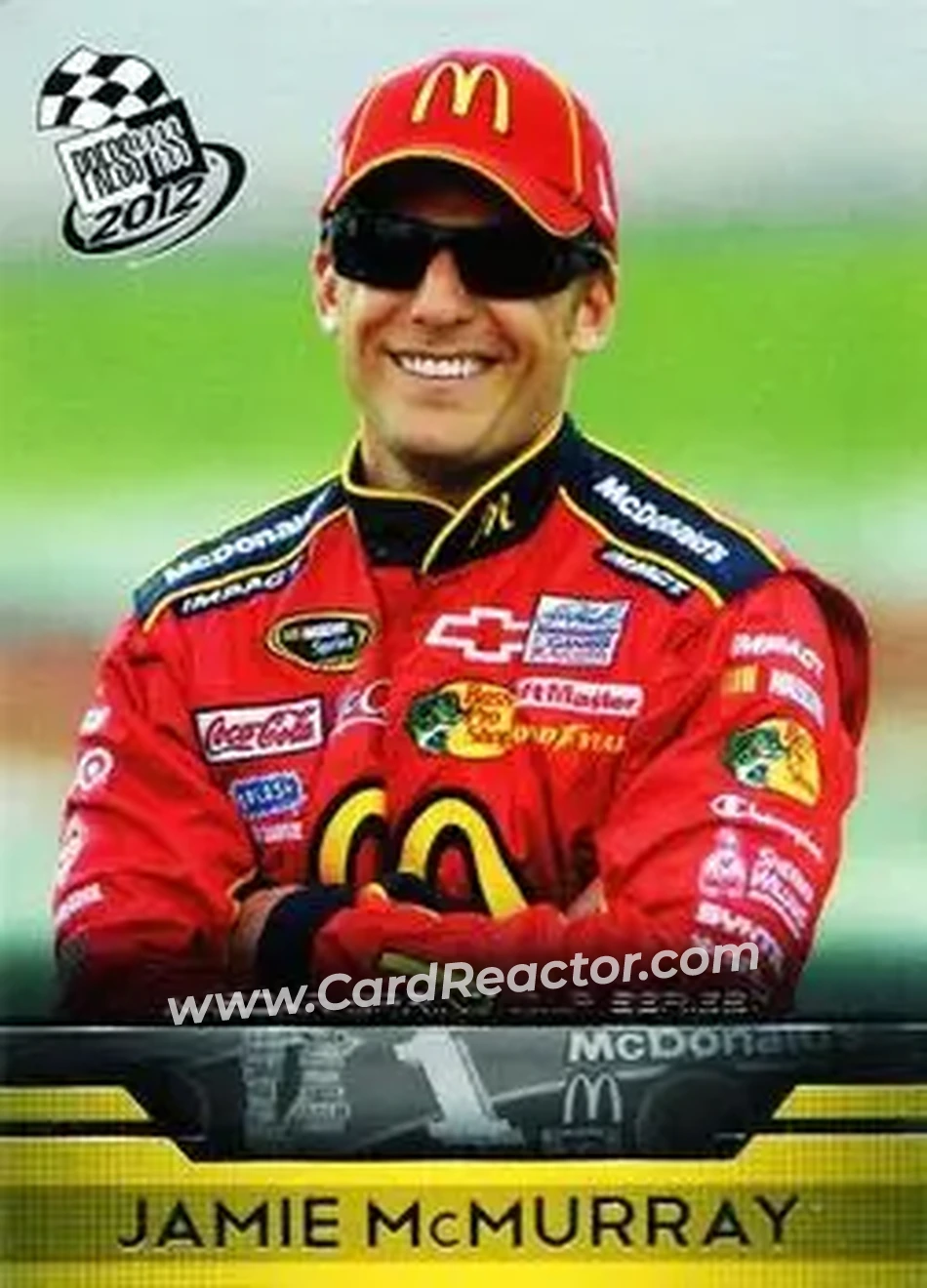 2012 Press Pass #25 - Jamie McMurray - Earnhardt-Ganassi Racing - Front