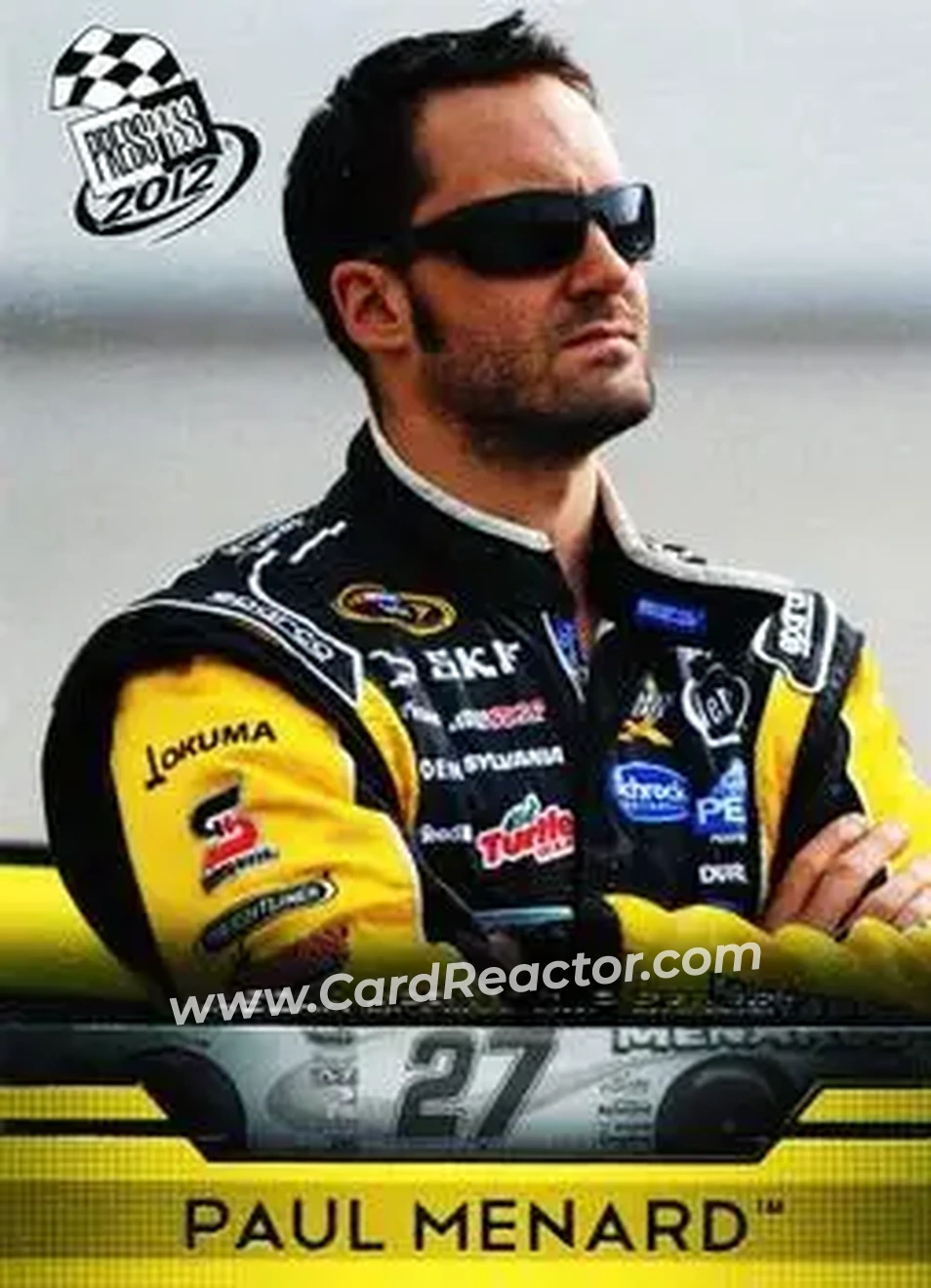 2012 Press Pass #27 - Paul Menard - Richard Childress Racing - Front