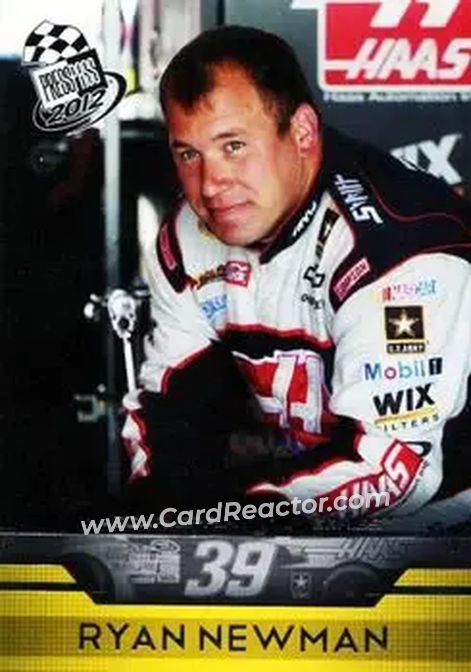2012 Press Pass #29 - Ryan Newman - Stewart-Haas Racing - Front