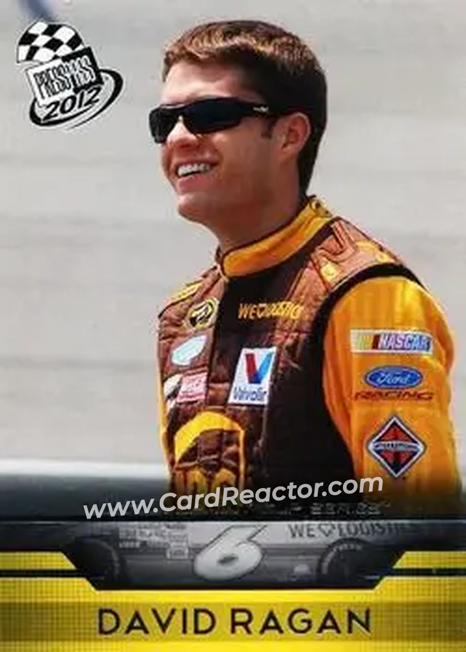 2012 Press Pass #30 - David Ragan - Roush Fenway Racing - Front