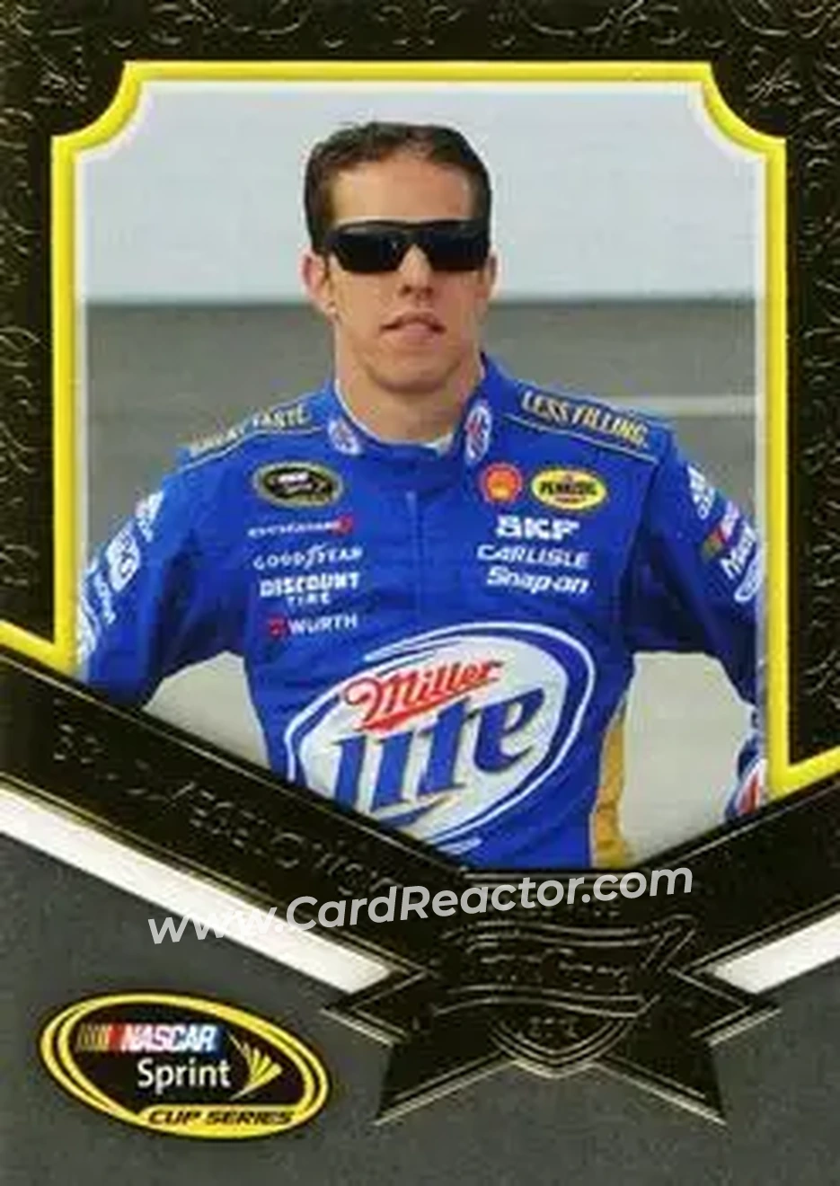 2012 Press Pass Fanfare #24 - Brad Keselowski - Penske Racing South - Front