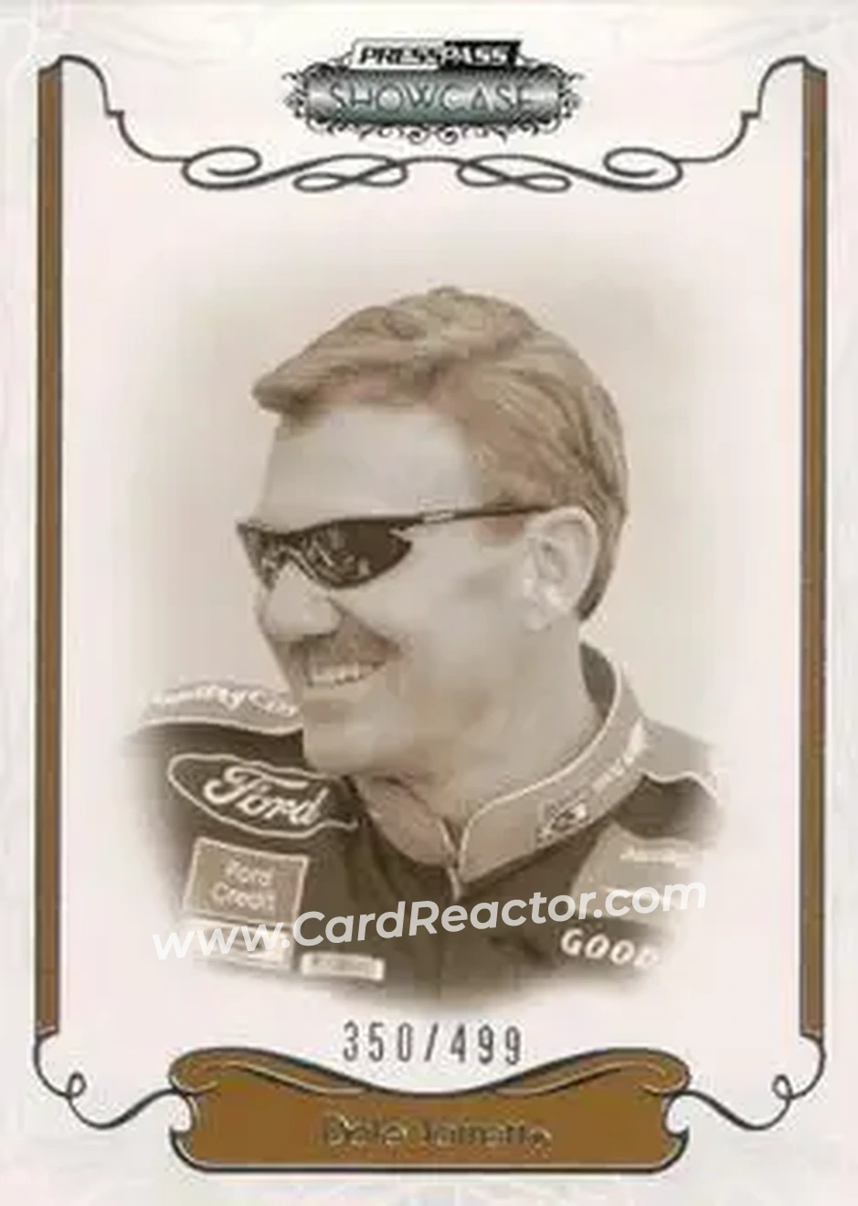 2012 Press Pass Showcase #27 - Dale Jarrett - Robert Yates Racing - Front