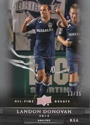 2012 Upper Deck All-Time Greats - Silver Spectrum #31 - Landon Donovan - Los Angeles Galaxy