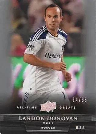 2012 Upper Deck All-Time Greats - Silver Spectrum #32 - Landon Donovan - Los Angeles Galaxy