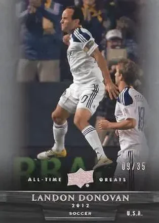 2012 Upper Deck All-Time Greats - Silver Spectrum #34 - Landon Donovan - Los Angeles Galaxy