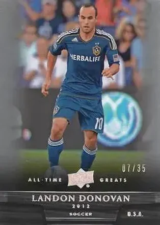 2012 Upper Deck All-Time Greats - Silver Spectrum #35 - Landon Donovan - Los Angeles Galaxy