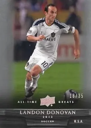 2012 Upper Deck All-Time Greats - Silver Spectrum #36 - Landon Donovan - Los Angeles Galaxy