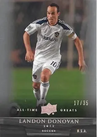 2012 Upper Deck All-Time Greats - Silver Spectrum #37 - Landon Donovan - Los Angeles Galaxy
