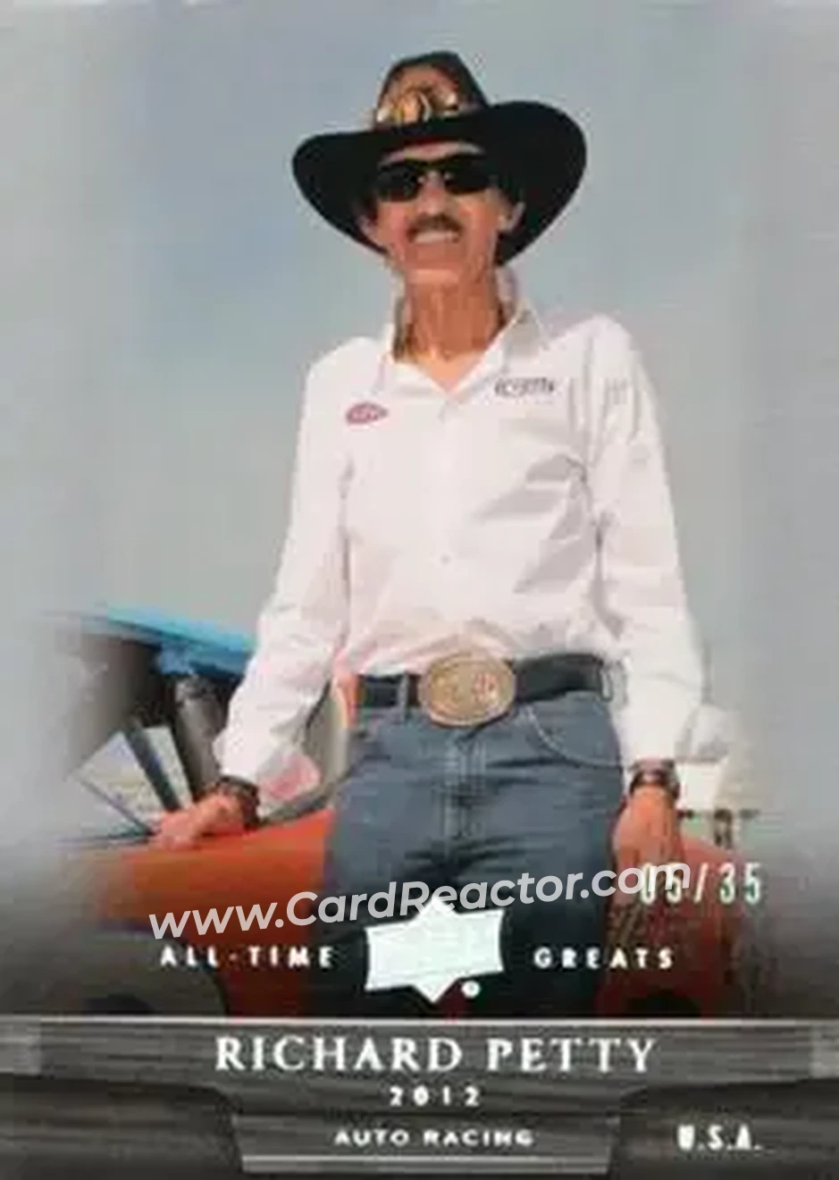 2012 Upper Deck All-Time Greats - Silver Spectrum #56 - Richard Petty - Front