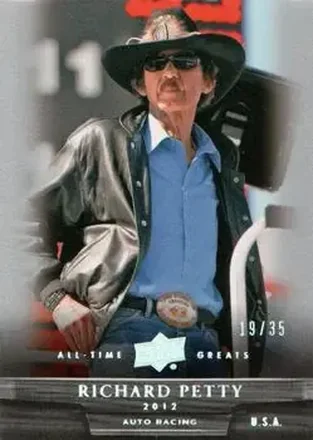 2012 Upper Deck All-Time Greats - Silver Spectrum #57 - Richard Petty