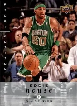 2008-09 Upper Deck First Edition #7 - Eddie House - Boston Celtics 2008-09 Upper Deck First Edition #7 - Eddie House - Boston Celtics