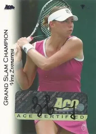 2012 Ace Authentic Grand Slam 3 #53 - Vera Zvonareva