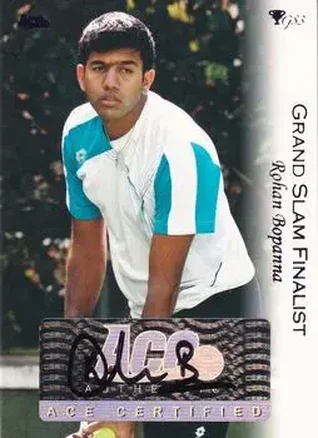 2012 Ace Authentic Grand Slam 3 #55 - Rohan Bopanna