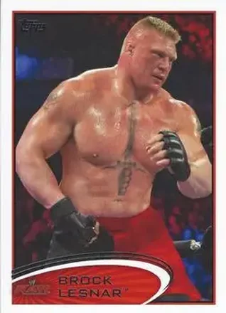 2012 Topps WWE #5 - Brock Lesnar