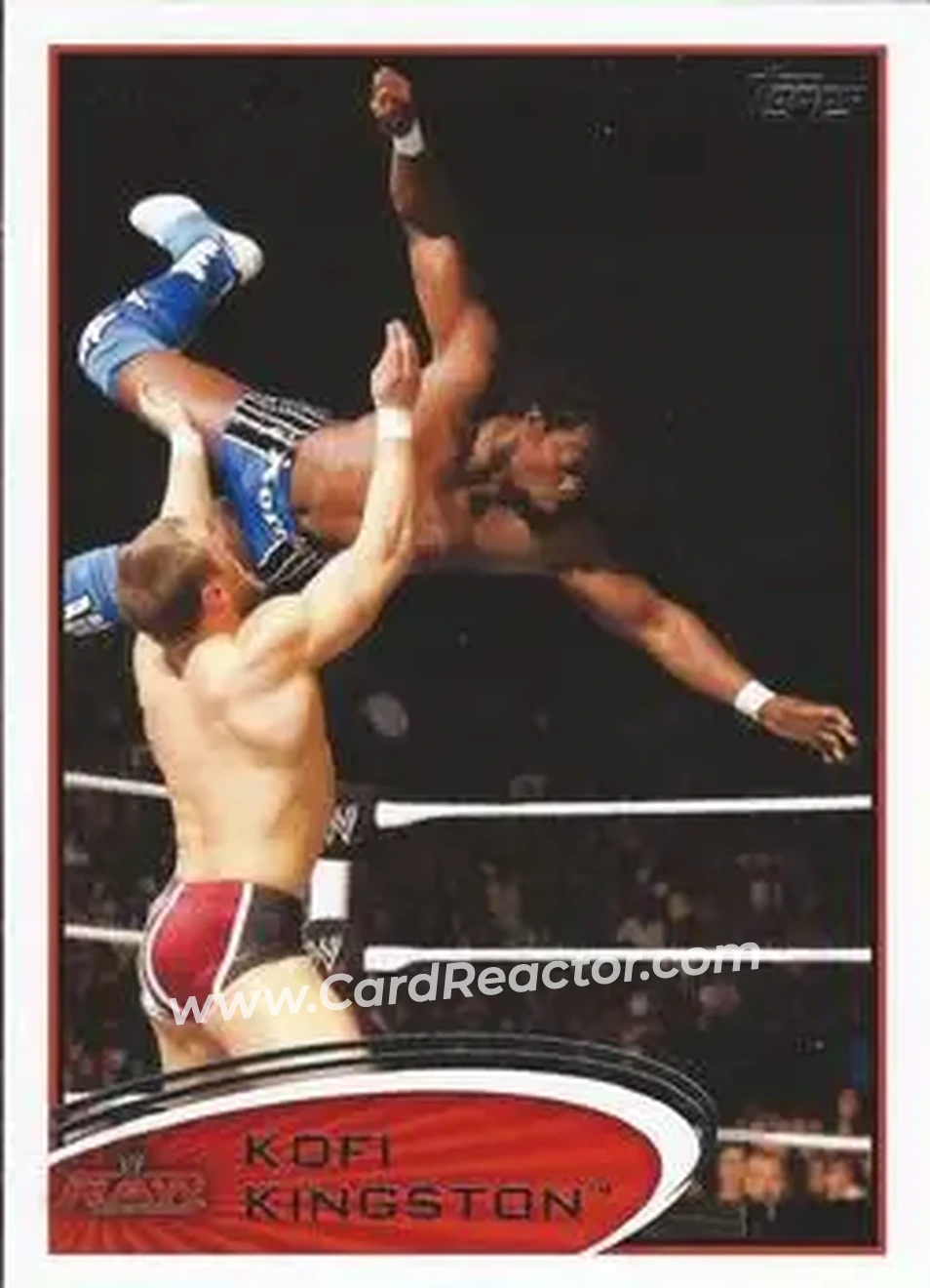 2012 Topps WWE #23 - Kofi Kingston - Front