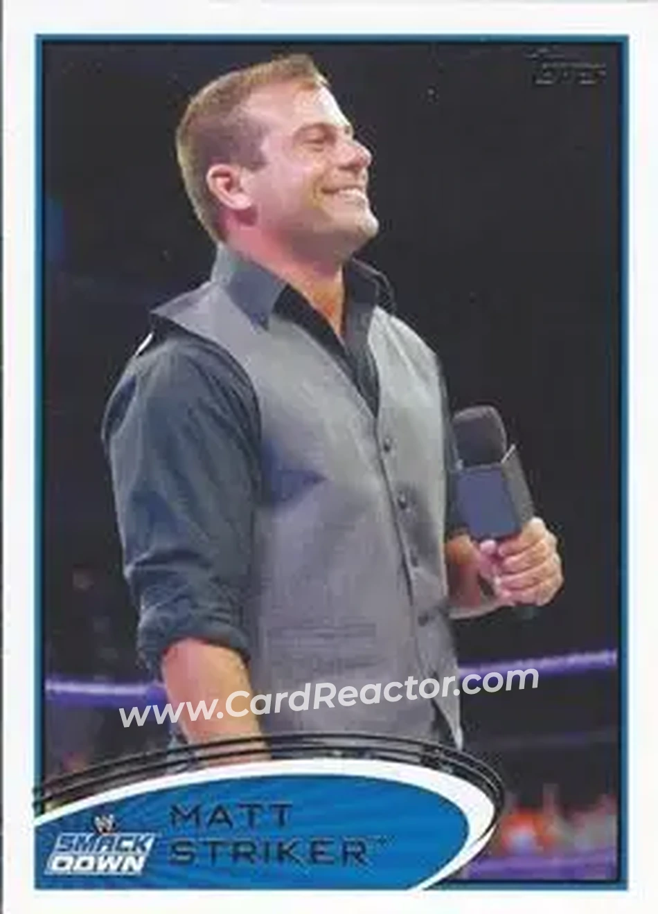 2012 Topps WWE #24 - Matt Striker - Front