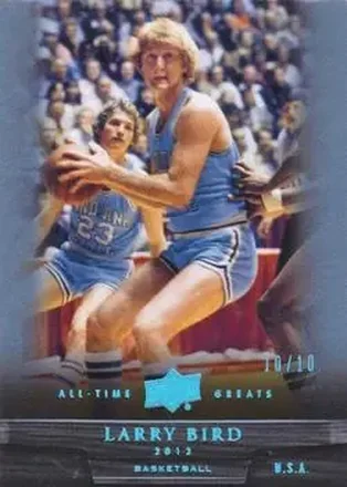 2012 Upper Deck All-Time Greats - Platinum #40 - Larry Bird - Indiana State Sycamores