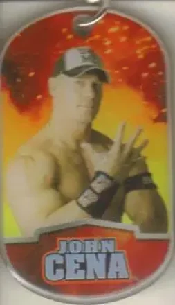 2012 Topps WWE Ringside Relic Dog Tags Inserts - Dog Tags #10 - John Cena