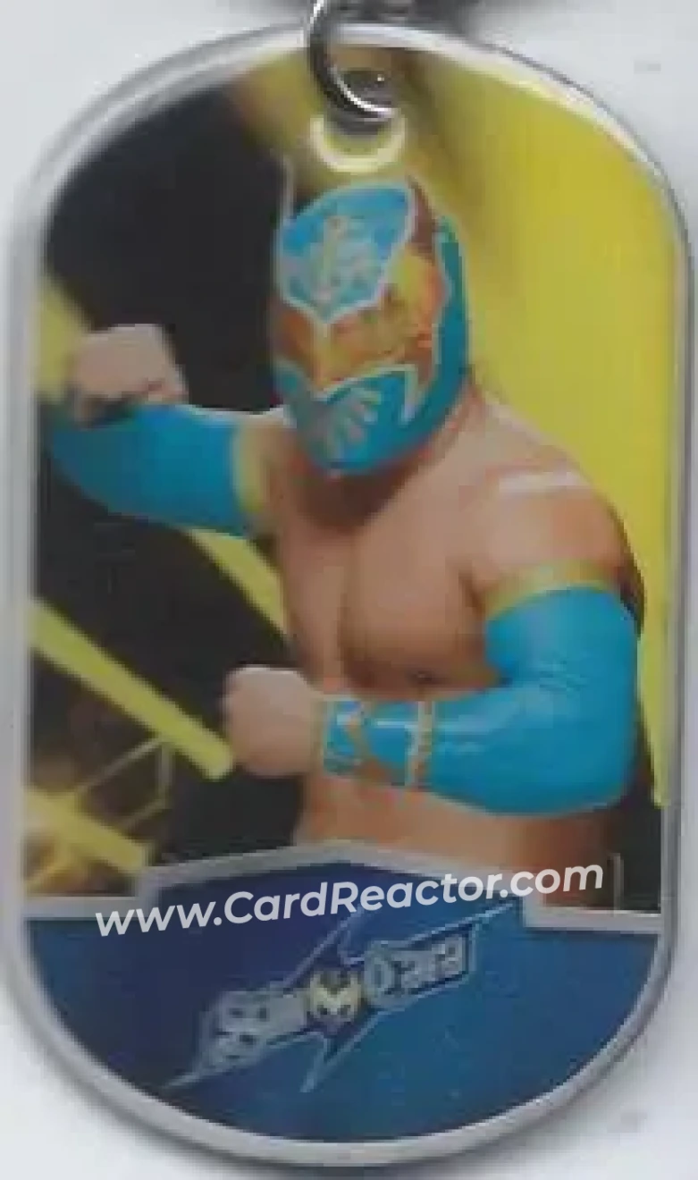 2012 Topps WWE Ringside Relic Dog Tags Inserts - Dog Tags #20 - Mistico - Front 2012 Topps WWE Ringside Relic Dog Tags Inserts - Dog Tags #20 - Mistico - Front