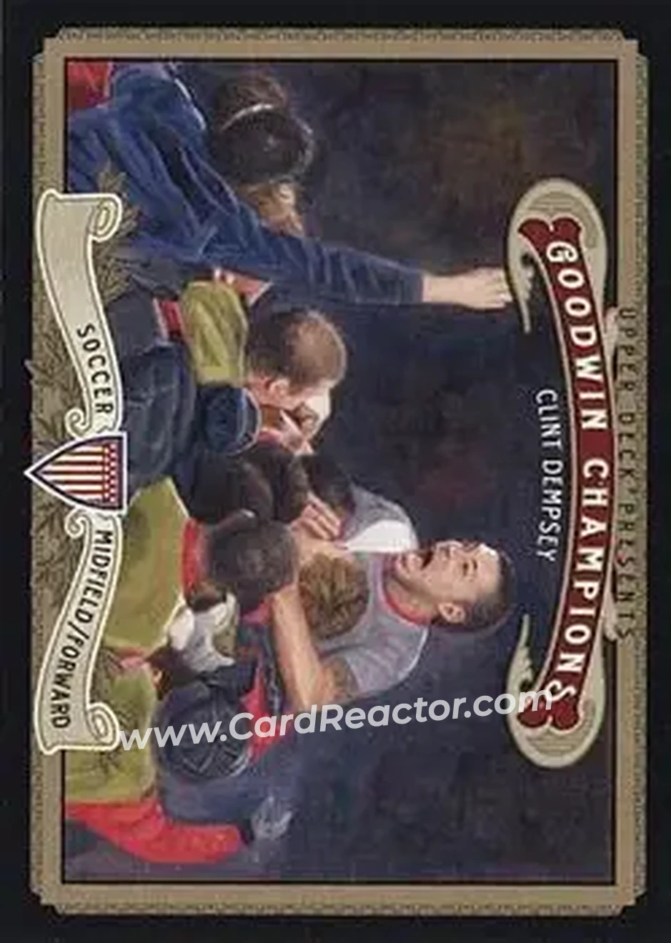 2012 Upper Deck Goodwin Champions #42b - Clint Dempsey - Front 2012 Upper Deck Goodwin Champions #42b - Clint Dempsey - Front