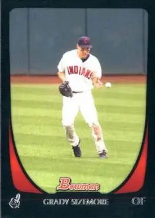 2011 Bowman #25 - Grady Sizemore - Cleveland Indians