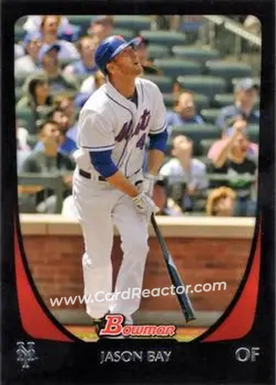 2011 Bowman #29 - Jason Bay - New York Mets - Front