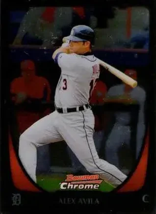 2011 Bowman Chrome #2 - Alex Avila - Detroit Tigers