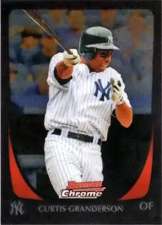 2011 Bowman Chrome #17 - Curtis Granderson - New York Yankees