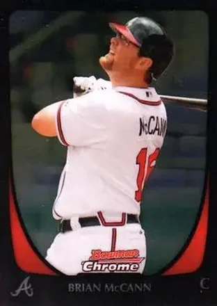 2011 Bowman Chrome #18 - Brian McCann - Atlanta Braves