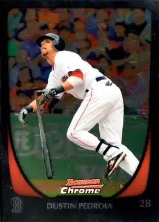 2011 Bowman Chrome #19 - Dustin Pedroia - Boston Red Sox