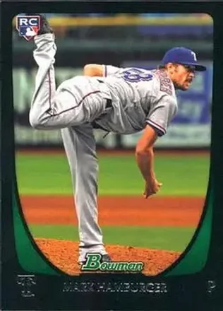 2011 Bowman Draft Picks & Prospects #13 - Mark Hamburger - Texas Rangers