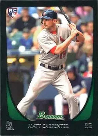 2011 Bowman Draft Picks & Prospects #14 - Matt Carpenter - St. Louis Cardinals